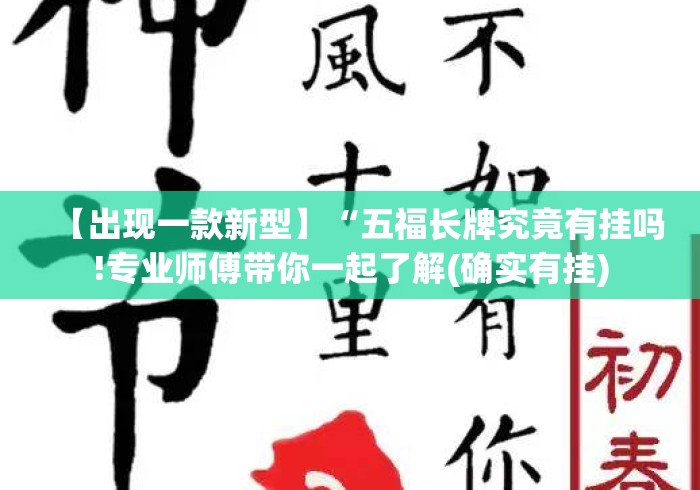 【出现一款新型】“五福长牌究竟有挂吗!专业师傅带你一起了解(确实有挂)