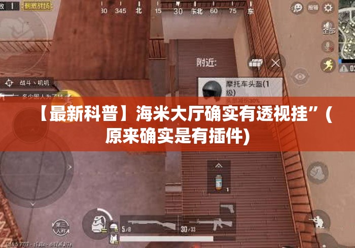 【最新科普】海米大厅确实有透视挂	”(原来确实是有插件)