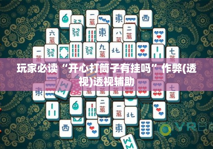 玩家必读“开心打筒子有挂吗”作弊(透视)透视辅助