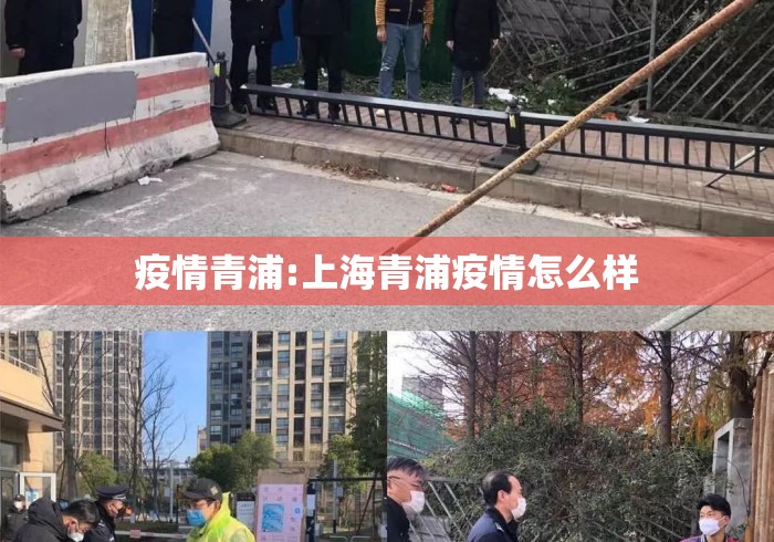 疫情青浦:上海青浦疫情怎么样 疫情青浦:上海青浦疫情怎么样