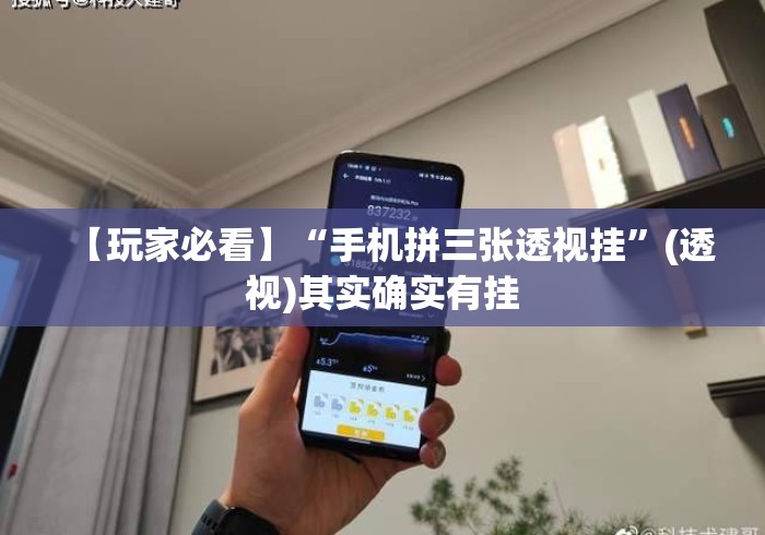 【玩家必看】“手机拼三张透视挂”(透视)其实确实有挂