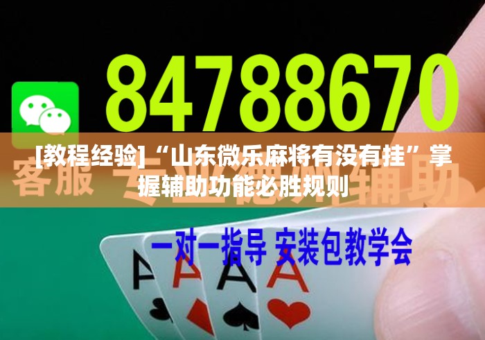 [教程经验]“山东微乐麻将有没有挂”掌握辅助功能必胜规则