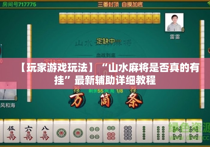 【玩家游戏玩法】“山水麻将是否真的有挂”最新辅助详细教程