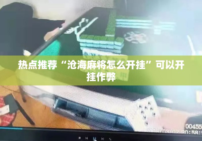 热点推荐“沧海麻将怎么开挂”可以开挂作弊