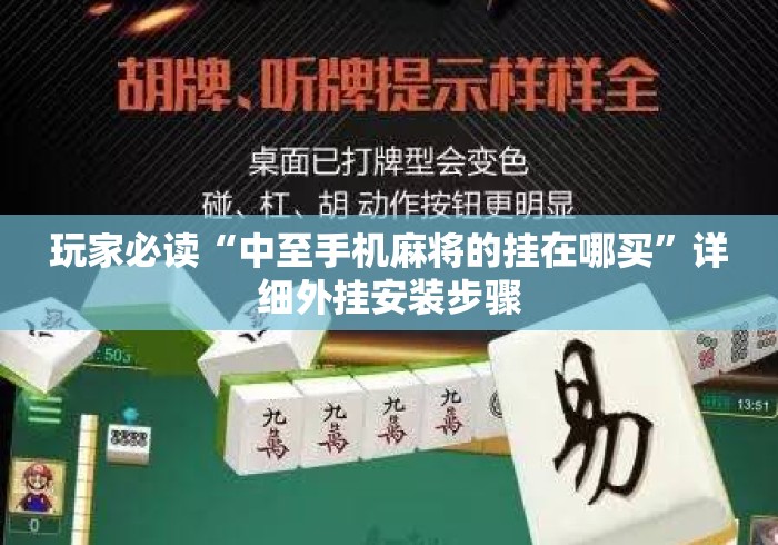 玩家必读“中至手机麻将的挂在哪买	”详细外挂安装步骤