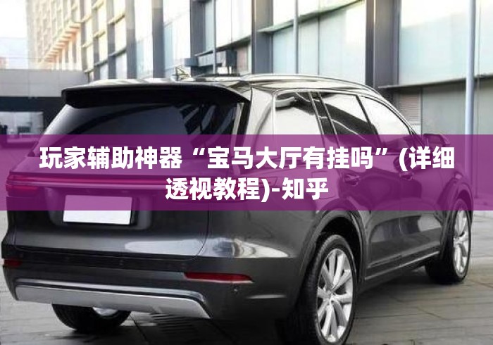 玩家辅助神器“宝马大厅有挂吗”(详细透视教程)-知乎