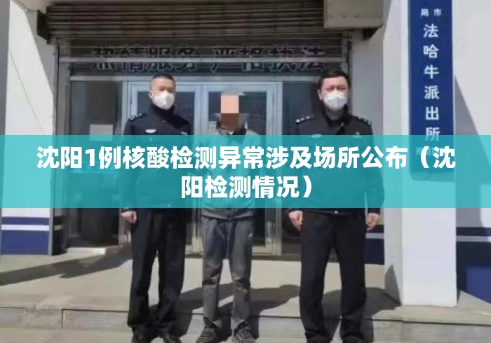 沈阳1例核酸检测异常涉及场所公布(沈阳检测情况) 沈阳1例核酸检测异常涉及场所公布(沈阳检测情况)