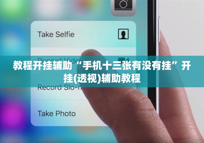 教程开挂辅助“手机十三张有没有挂”开挂(透视)辅助教程