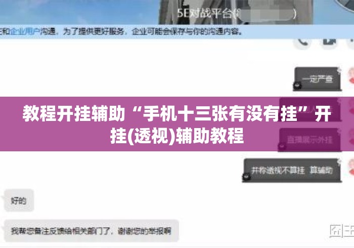 教程开挂辅助“手机十三张有没有挂”开挂(透视)辅助教程