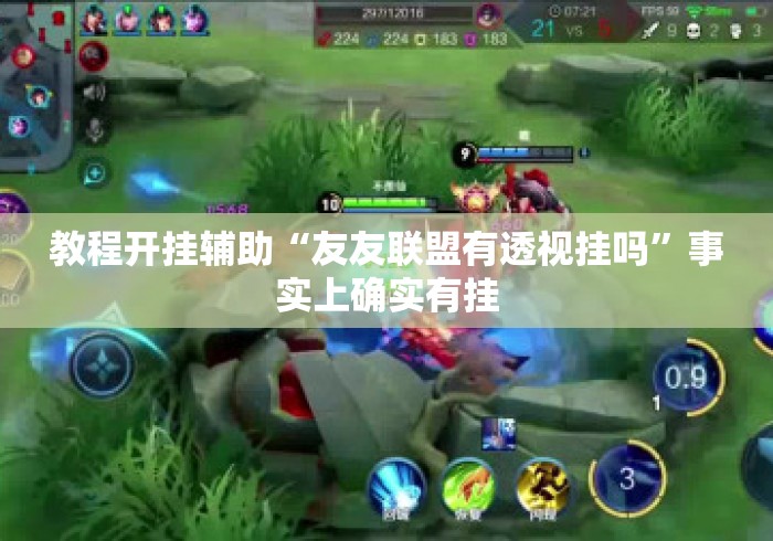 教程开挂辅助“友友联盟有透视挂吗”事实上确实有挂