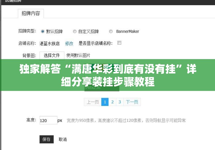 独家解答“满唐华彩到底有没有挂”详细分享装挂步骤教程