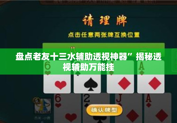 盘点老友十三水辅助透视神器”揭秘透视辅助万能挂