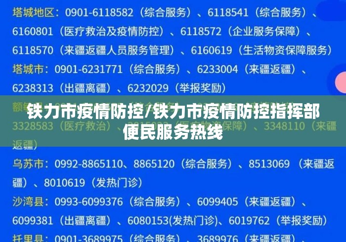 铁力市疫情防控/铁力市疫情防控指挥部便民服务热线