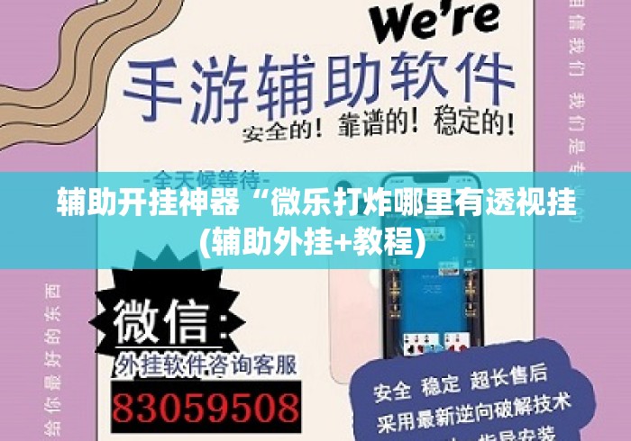 辅助开挂神器“微乐打炸哪里有透视挂(辅助外挂+教程) 