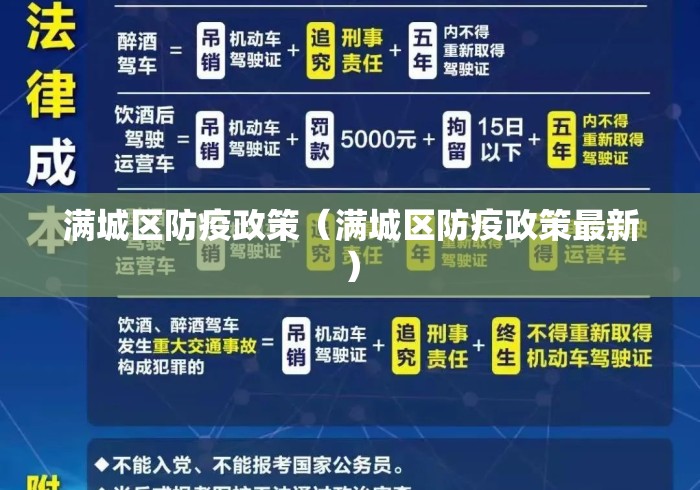 满城区防疫政策（满城区防疫政策最新）