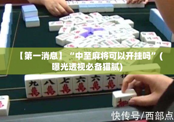 【第一消息】“中至麻将可以开挂吗	”(曝光透视必备猫腻)