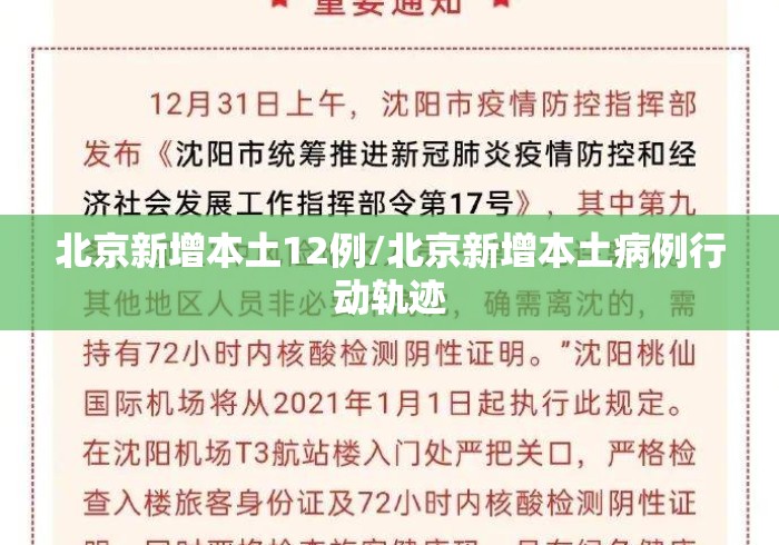 北京新增本土12例/北京新增本土病例行动轨迹 北京新增本土12例/北京新增本土病例行动轨迹