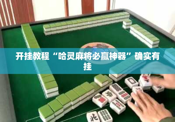 开挂教程“哈灵麻将必赢神器”确实有挂