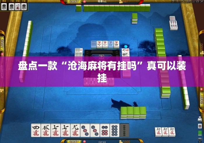 盘点一款“沧海麻将有挂吗	”真可以装挂