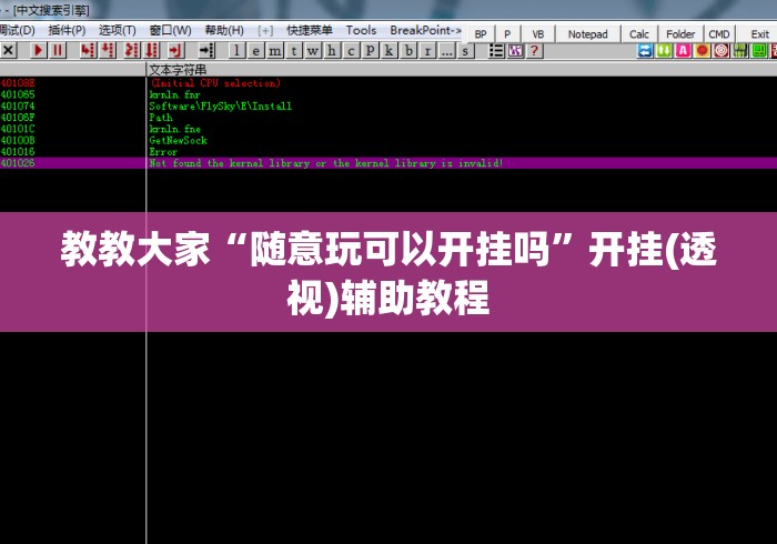 教教大家“随意玩可以开挂吗”开挂(透视)辅助教程
