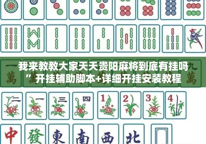 我来教教大家天天贵阳麻将到底有挂吗	”开挂辅助脚本+详细开挂安装教程