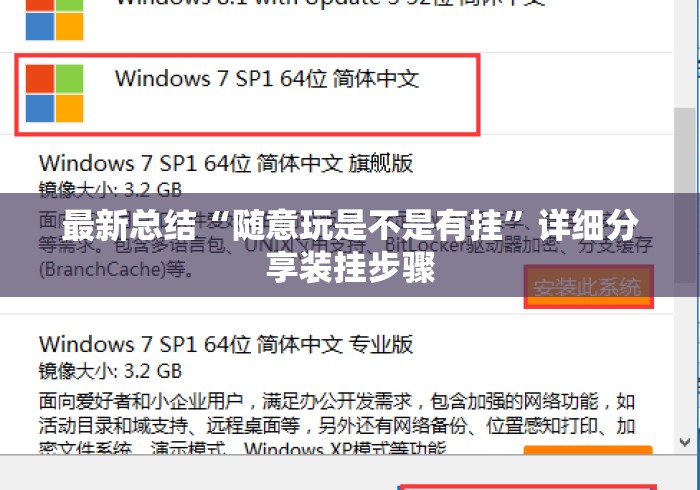 最新总结“随意玩是不是有挂”详细分享装挂步骤