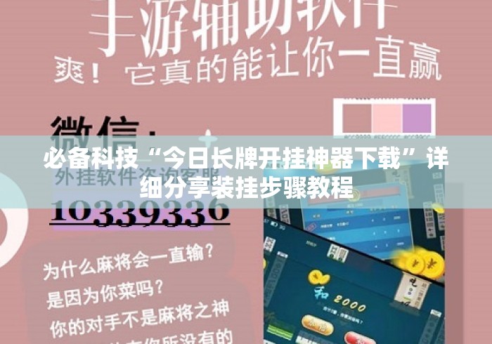 必备科技“今日长牌开挂神器下载”详细分享装挂步骤教程