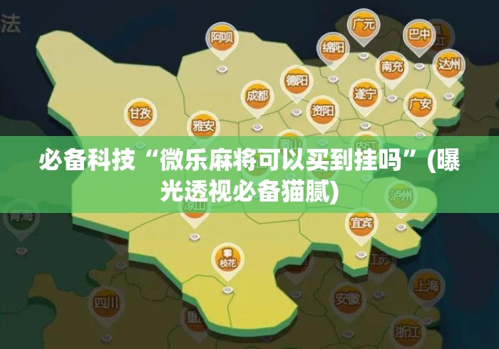 必备科技“微乐麻将可以买到挂吗”(曝光透视必备猫腻)