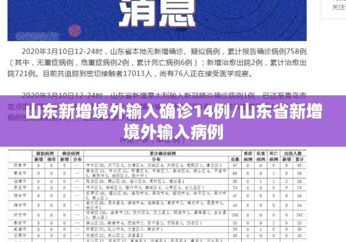 山东新增境外输入确诊14例/山东省新增境外输入病例