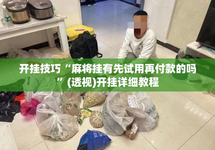 开挂技巧“麻将挂有先试用再付款的吗	”(透视)开挂详细教程
