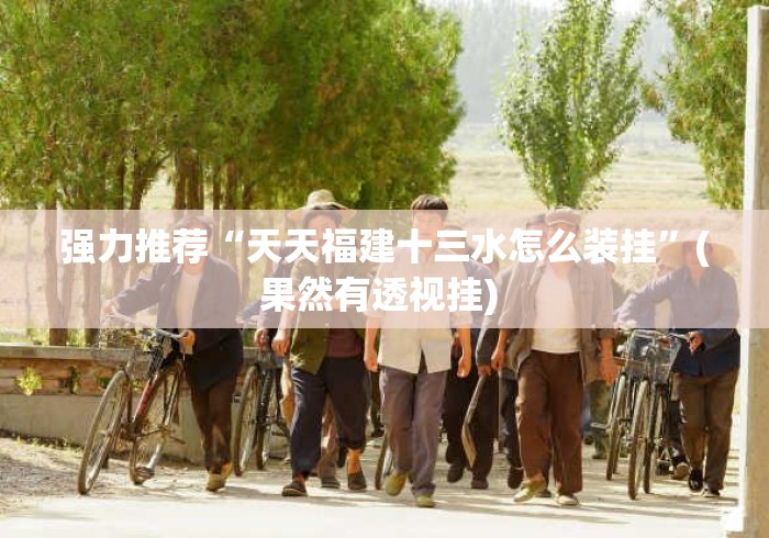强力推荐“天天福建十三水怎么装挂”(果然有透视挂) 