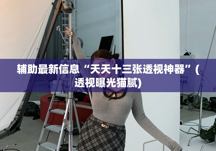 辅助最新信息“天天十三张透视神器”(透视曝光猫腻)