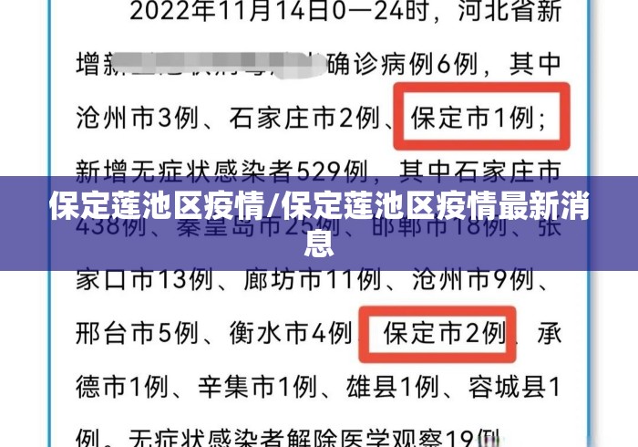 保定莲池区疫情/保定莲池区疫情最新消息 保定莲池区疫情/保定莲池区疫情最新消息