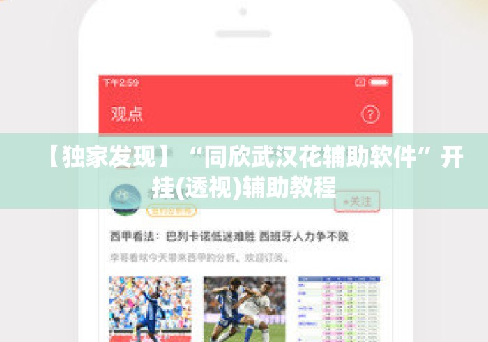 【独家发现】“同欣武汉花辅助软件	”开挂(透视)辅助教程
