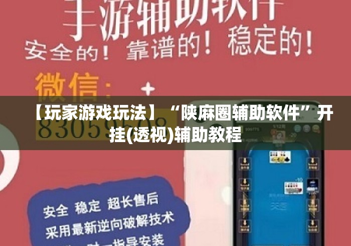 【玩家游戏玩法】“陕麻圈辅助软件	”开挂(透视)辅助教程