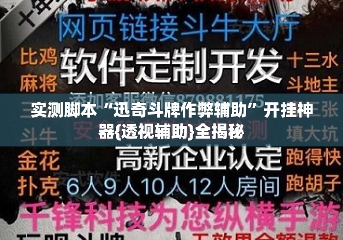 实测脚本“迅奇斗牌作弊辅助”开挂神器{透视辅助}全揭秘