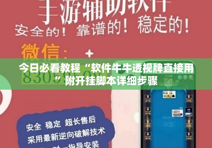 今日必看教程“软件牛牛透视牌直接用”附开挂脚本详细步骤