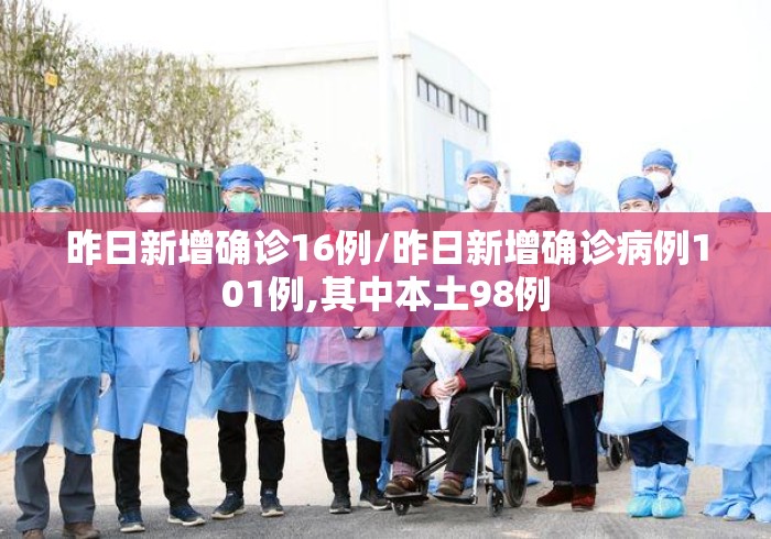 昨日新增确诊16例/昨日新增确诊病例101例,其中本土98例 昨日新增确诊16例/昨日新增确诊病例101例,其中本土98例