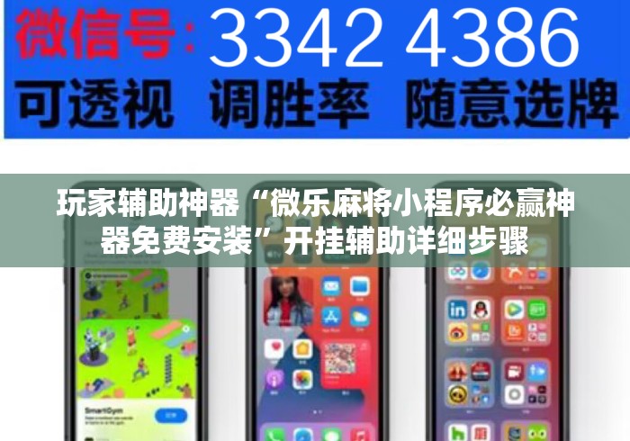 玩家辅助神器“微乐麻将小程序必赢神器免费安装”开挂辅助详细步骤