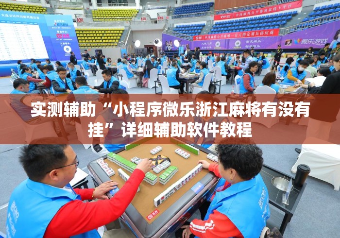 实测辅助“小程序微乐浙江麻将有没有挂”详细辅助软件教程