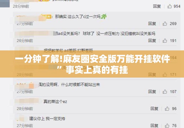一分钟了解!麻友圈安全版万能开挂软件”事实上真的有挂