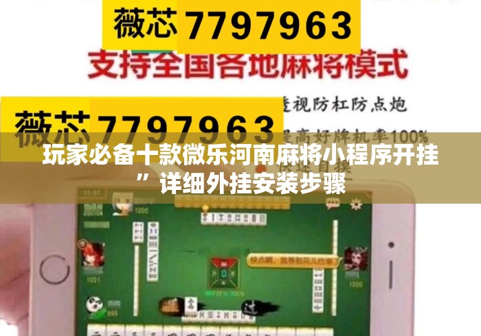 玩家必备十款微乐河南麻将小程序开挂”详细外挂安装步骤