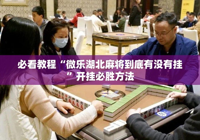 必看教程“微乐湖北麻将到底有没有挂”开挂必胜方法