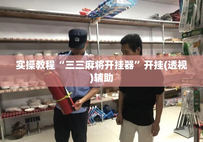 实操教程“三三麻将开挂器”开挂(透视)辅助