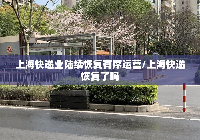 上海快递业陆续恢复有序运营/上海快递恢复了吗 上海快递业陆续恢复有序运营/上海快递恢复了吗