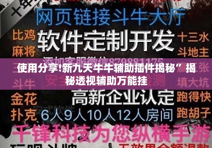 使用分享!新九天牛牛辅助插件揭秘	”揭秘透视辅助万能挂
