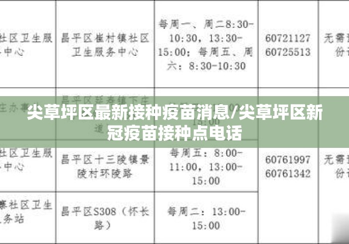 尖草坪区最新接种疫苗消息/尖草坪区新冠疫苗接种点电话 尖草坪区最新接种疫苗消息/尖草坪区新冠疫苗接种点电话