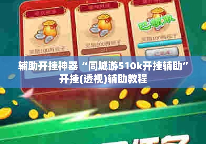 辅助开挂神器“同城游510k开挂辅助”开挂(透视)辅助教程