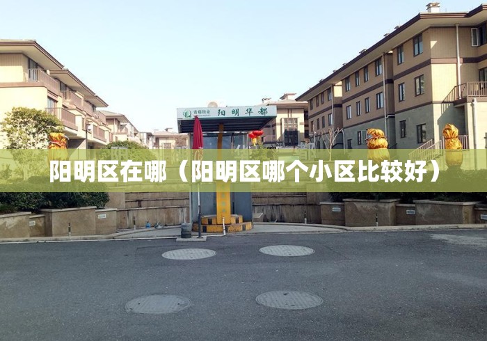 阳明区在哪(阳明区哪个小区比较好) 阳明区在哪(阳明区哪个小区比较好)