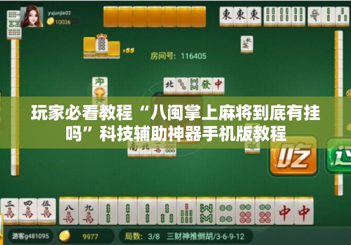 玩家必看教程“八闽掌上麻将到底有挂吗”科技辅助神器手机版教程